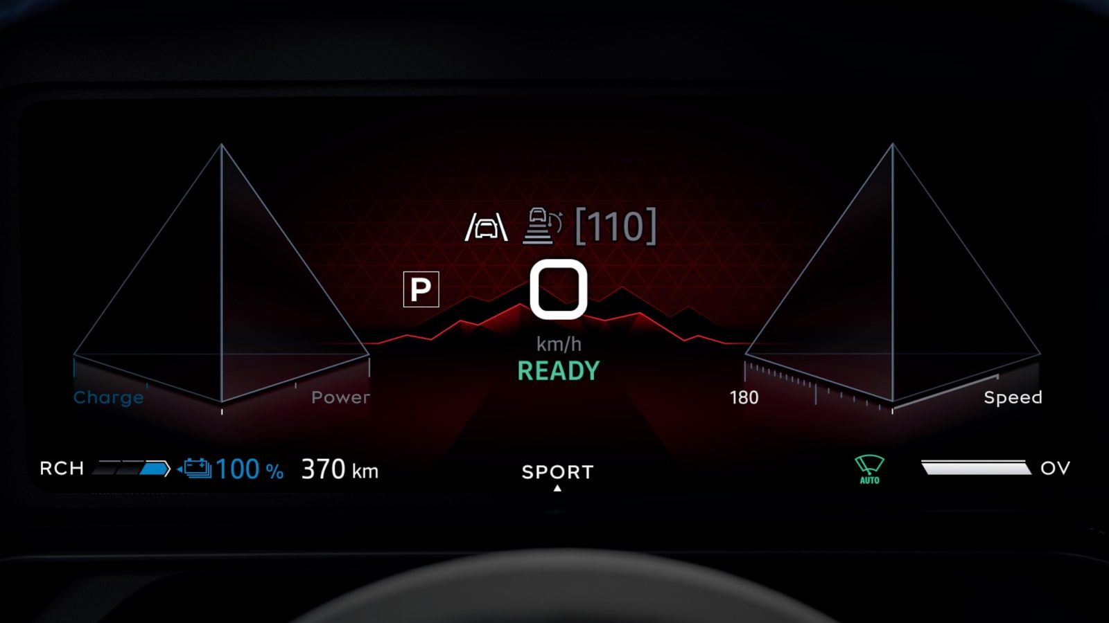 Alpine A290 driver interface Sport Mode